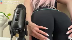 play Real Teen Webcam ASMR with Intense Butt Scratching